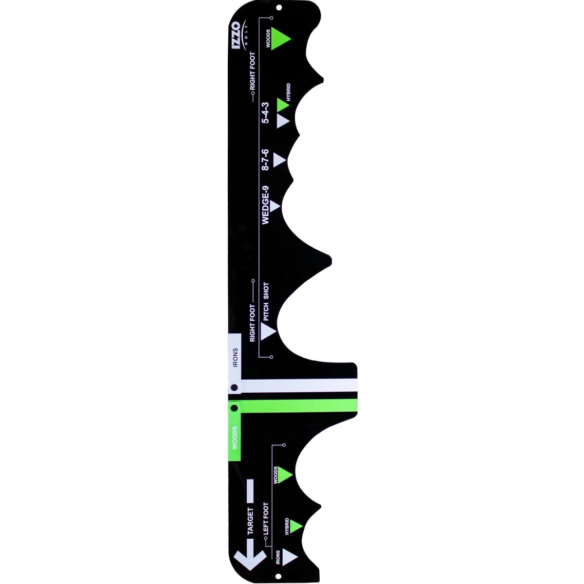 Izzo Golf Sure Stance Golf Ball Postion Trainer - Forza Sports