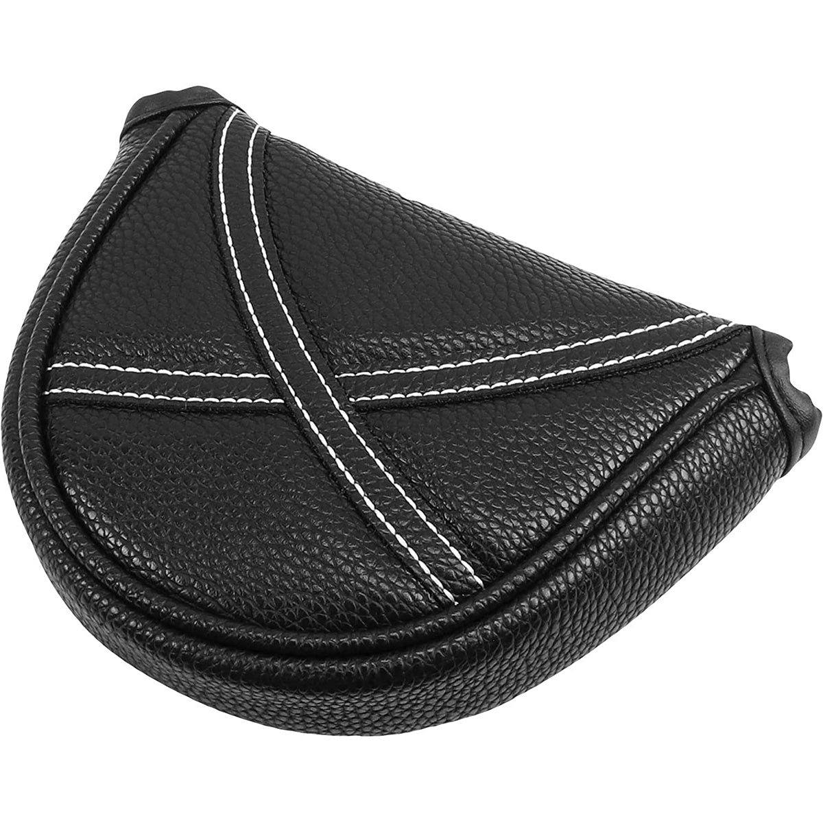 IZZO Premium Leather Golf Putter Headcover - Black - Forza Sports