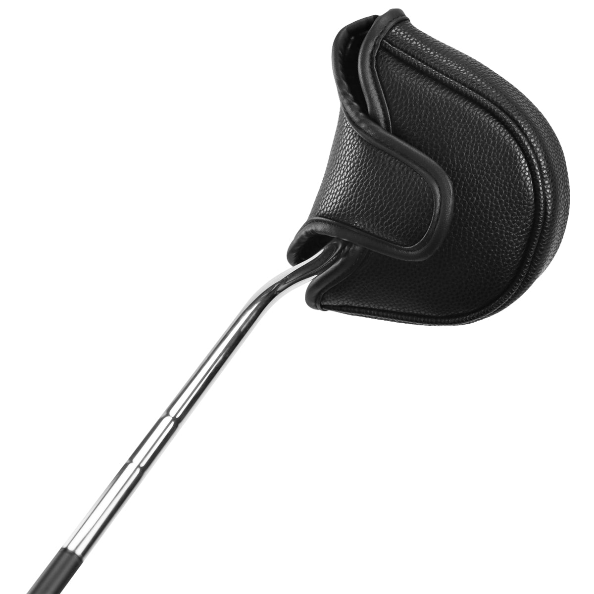 IZZO Premium Leather Golf Putter Headcover - Black - Forza Sports