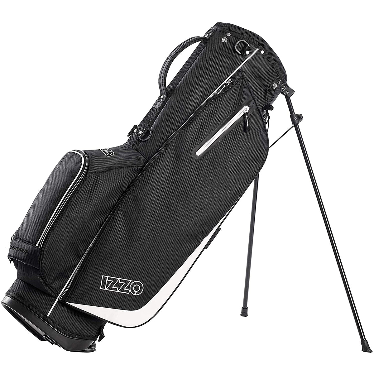 Izzo Golf Ultra - Lite Stand Bag - Black - Forza Sports