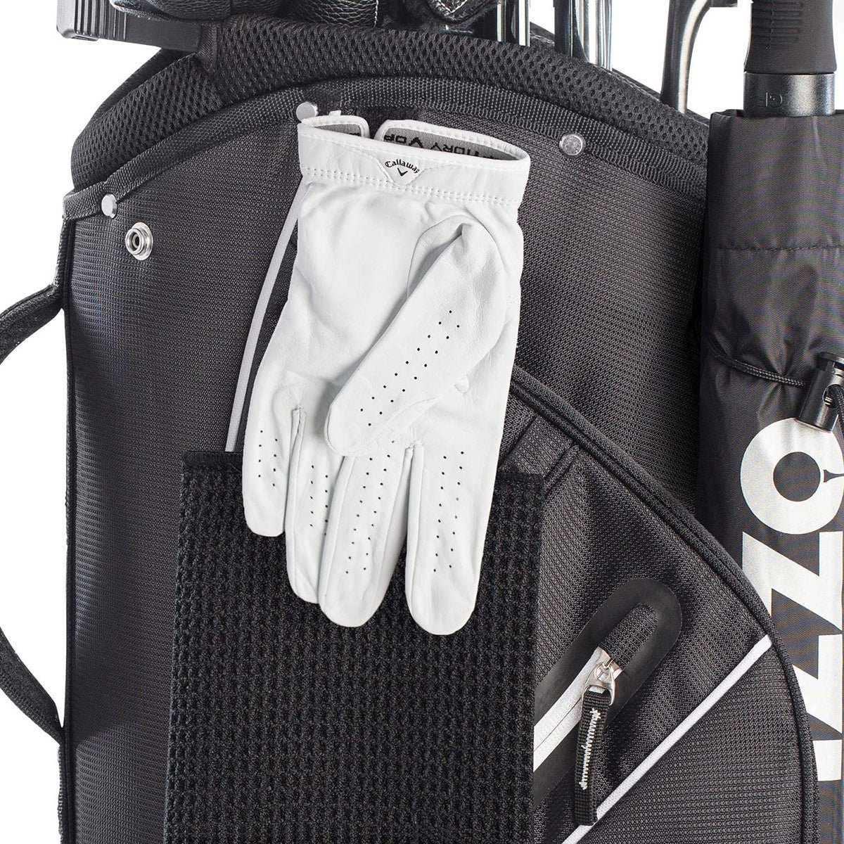 Izzo Golf Ultra - Lite Cart Bag - Black - Forza Sports