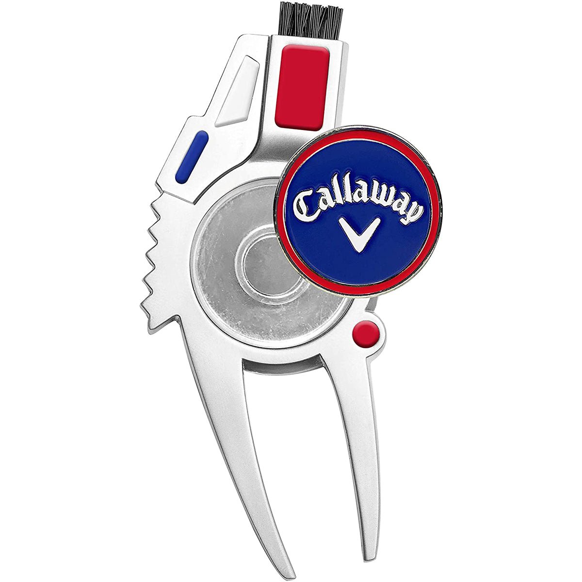 Callaway golf divot repair tool with a white background