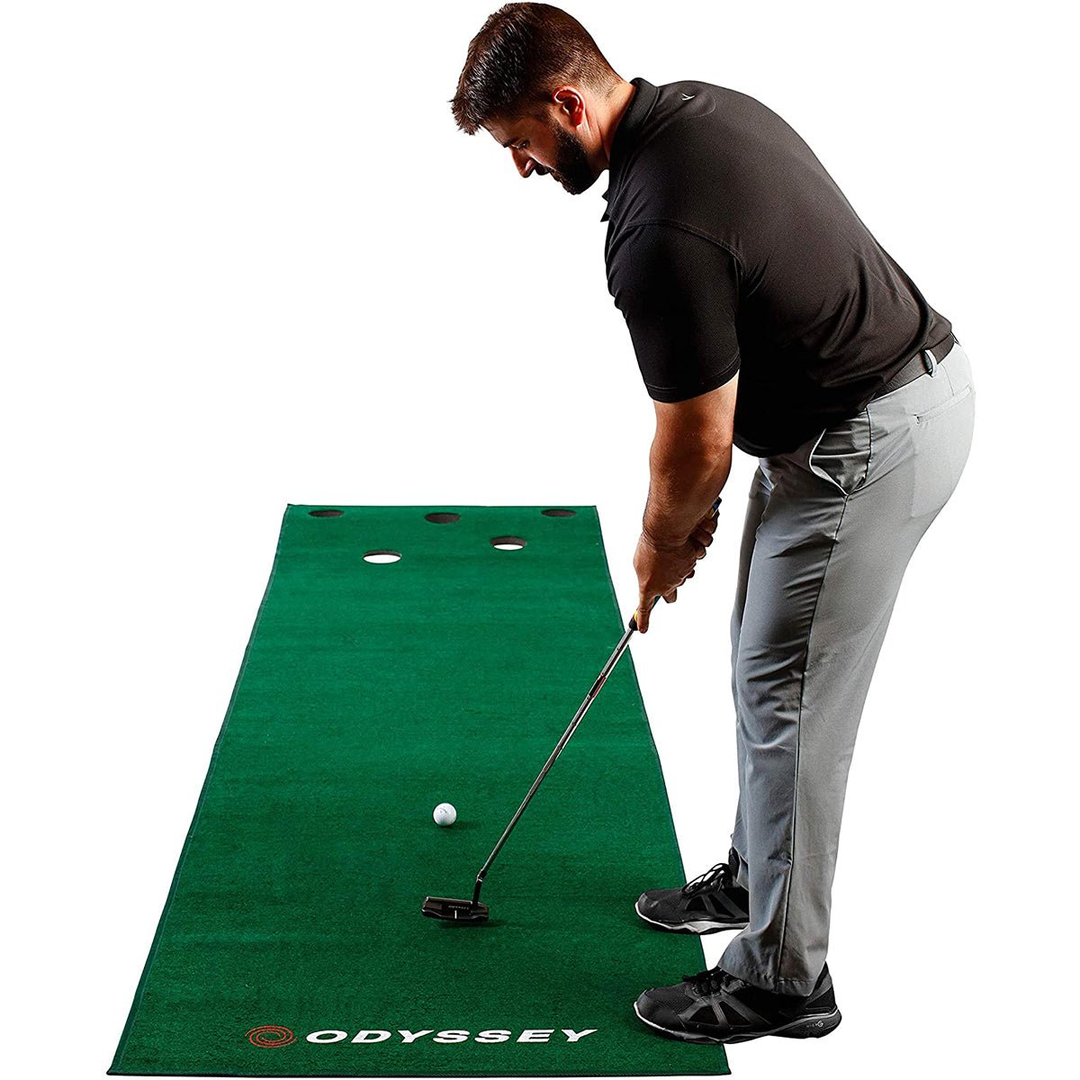 Odyssey 12' x 3' Golf Putting Mat - Green - Forza Sports