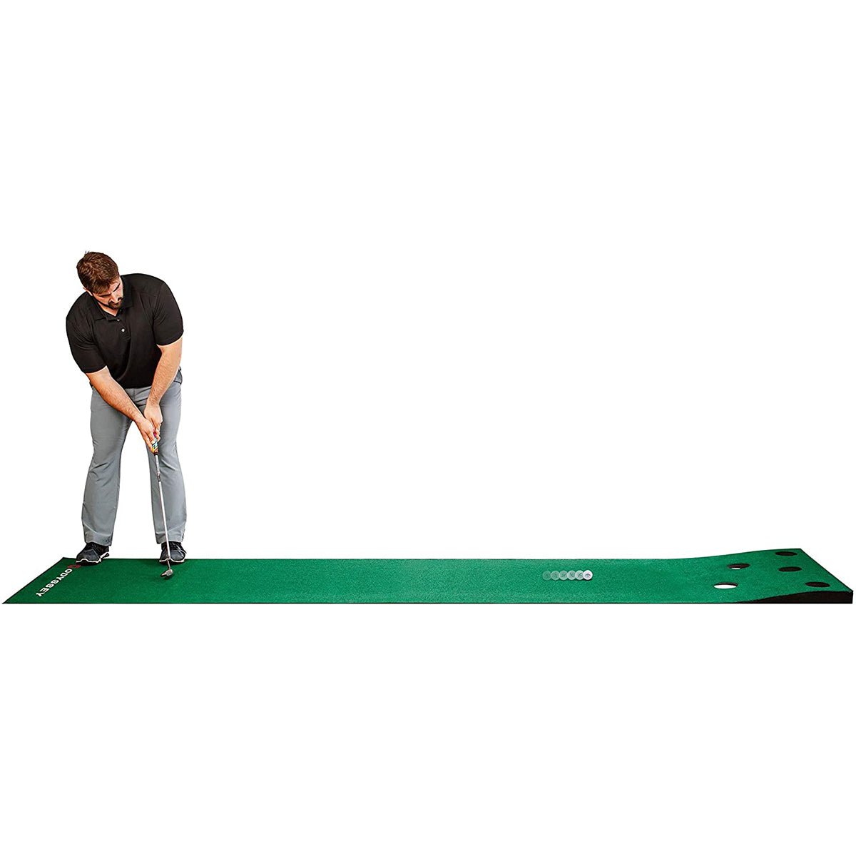 Odyssey 12' x 3' Golf Putting Mat - Green - Forza Sports