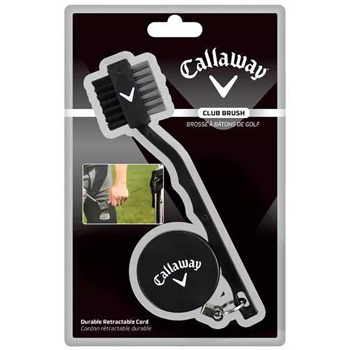 Callaway Golf Club Dual-Sided Cleaning Brush Callaway