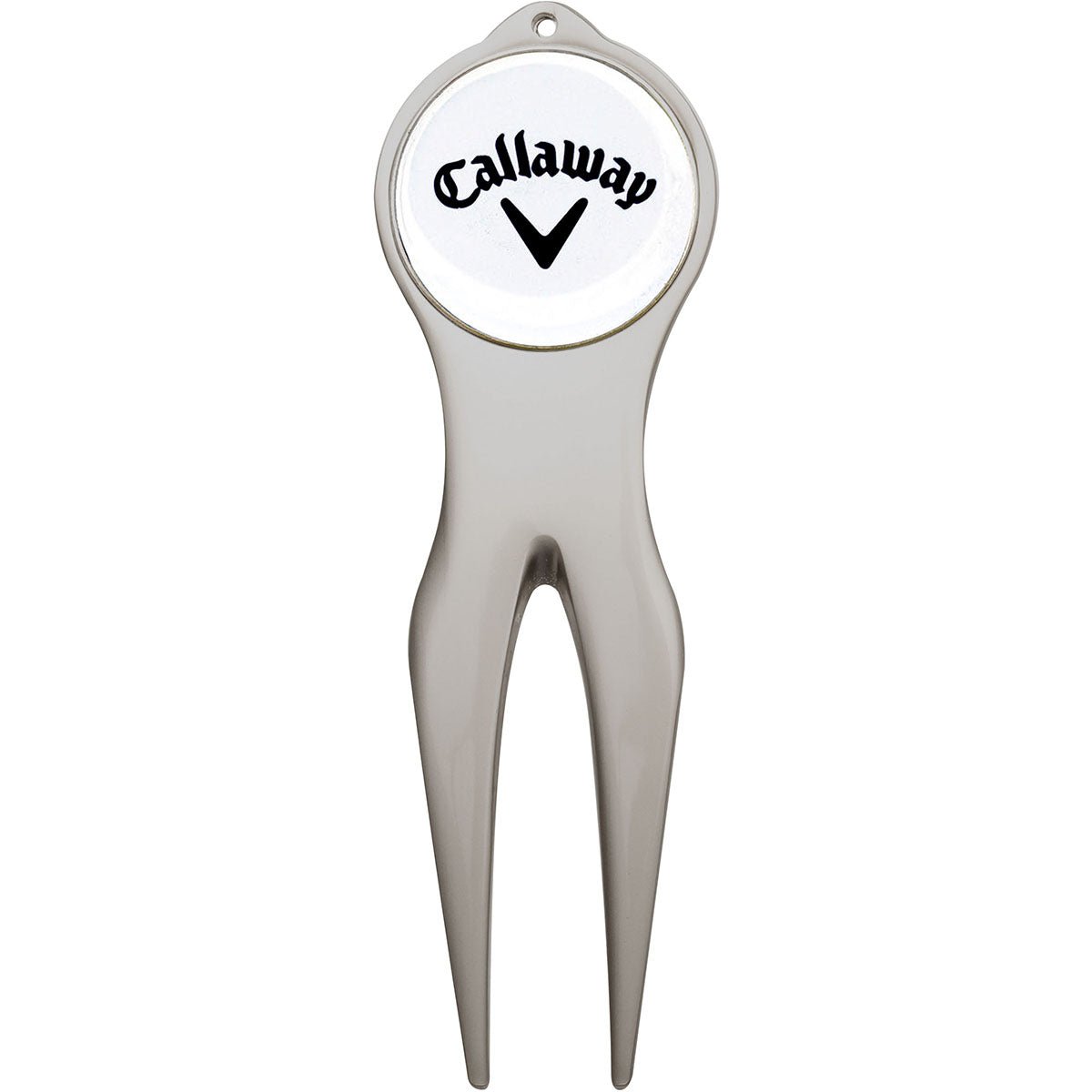 Callaway Divot Repair Tool and Golf Ball Marker - Silver - Forza Sports