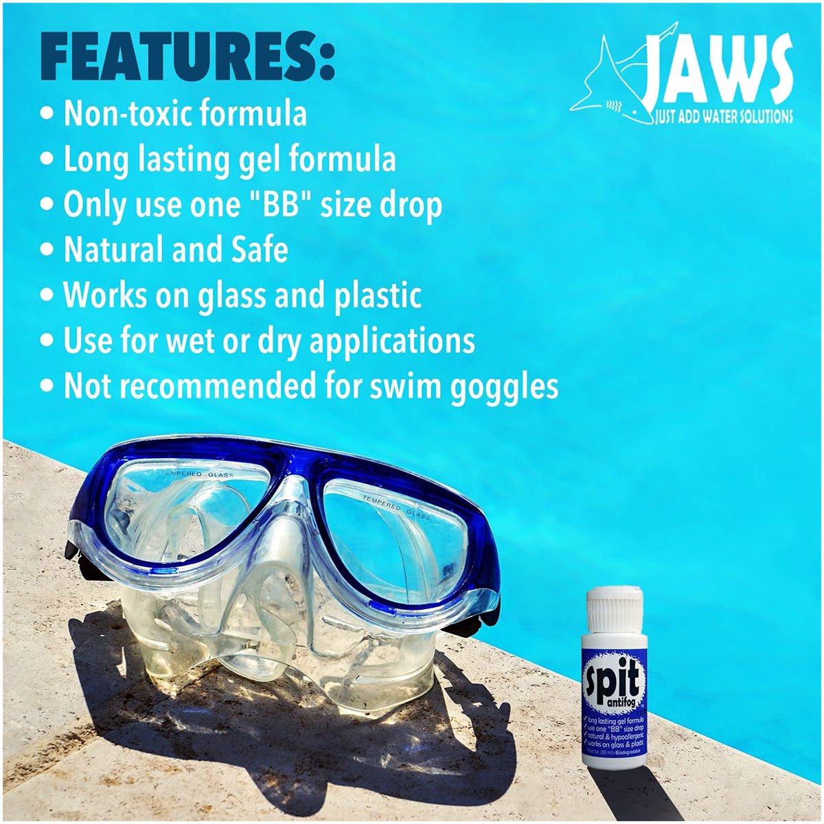 JAWS 1 oz. Spit Antifog Lens Gel 6-Pack - Forza Sports
