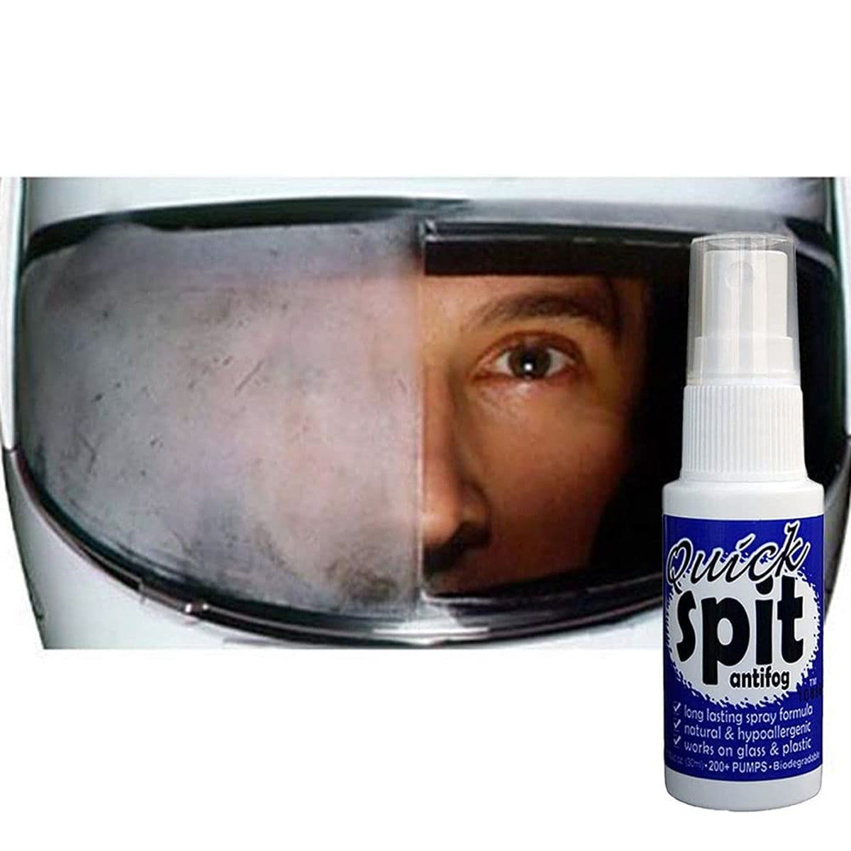 JAWS Quick Spit 1 oz. Anti-Fog Spray Formula Just Add Water
