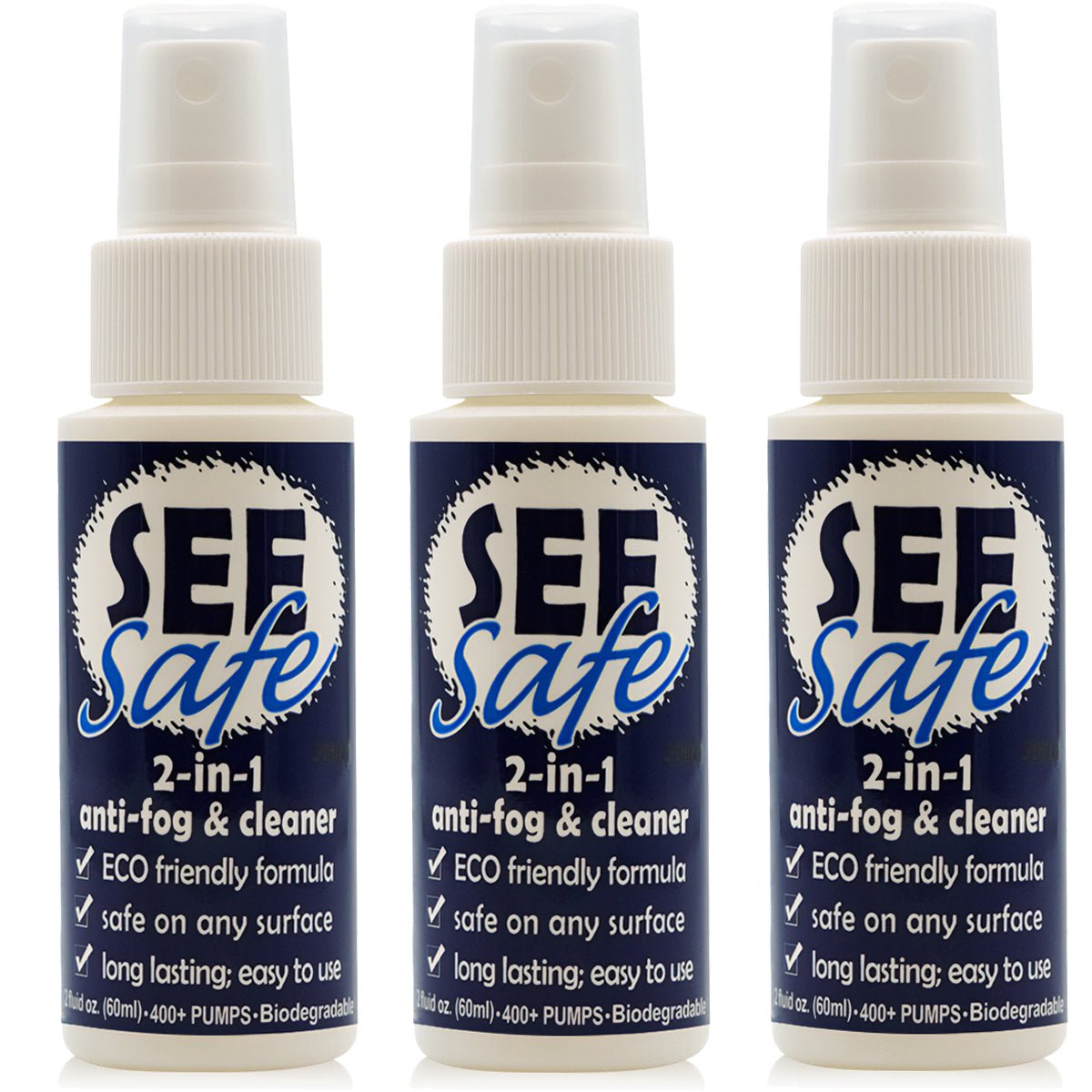 JAWS 2 oz. SeeSafe 2-in-1 Antifog and Cleaner Spray - Forza Sports