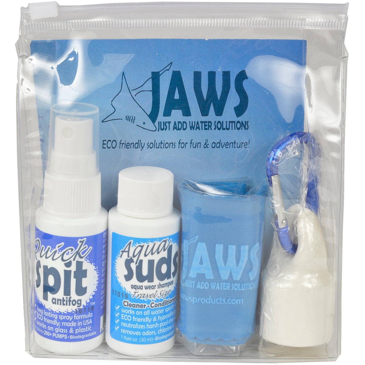 JAWS QuickPACK Drawstring Organizing Backpack with SwimPack Aquatic Care Kit - Forza Sports