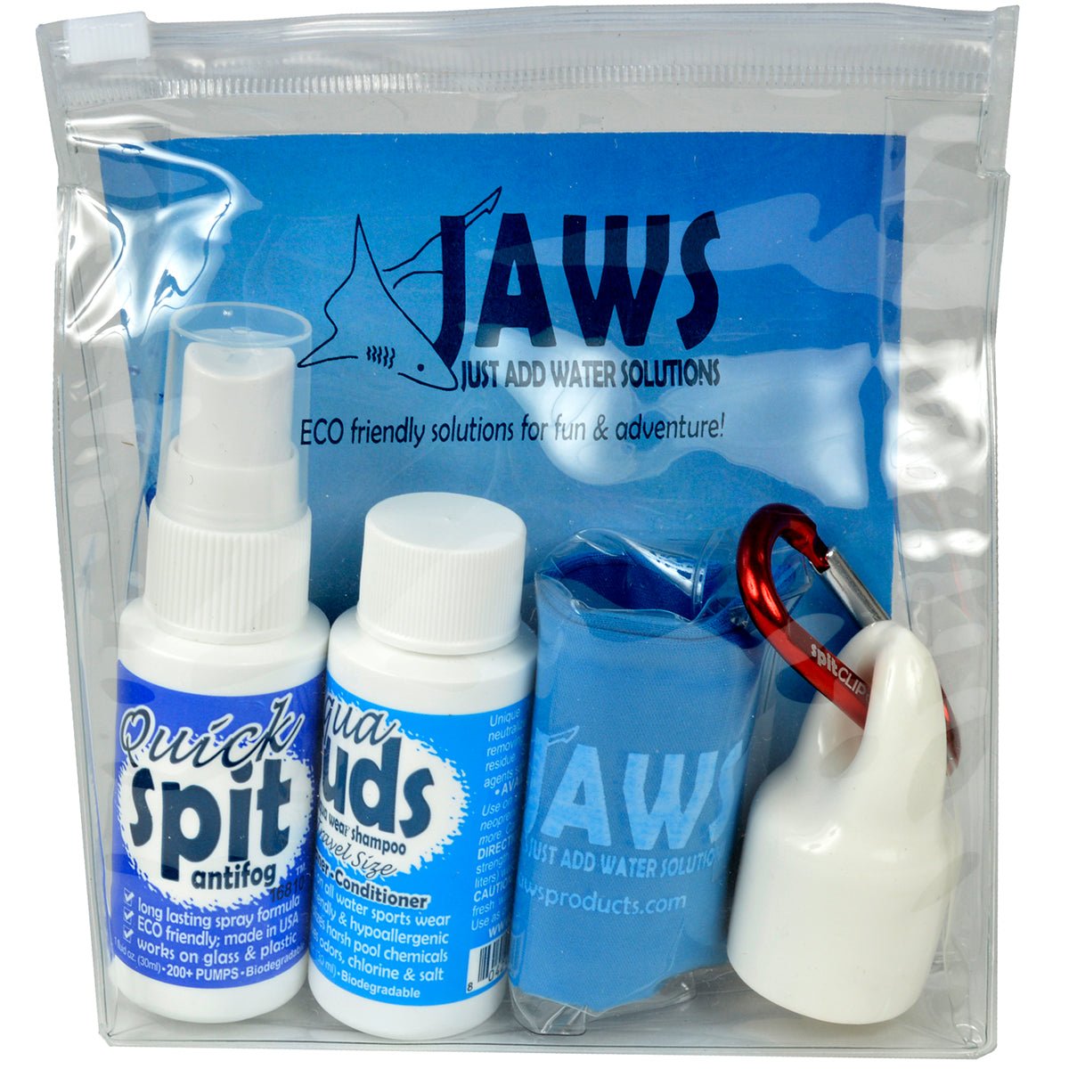 JAWS QuickPACK Drawstring Organizing Backpack with SwimPack Aquatic Care Kit - Forza Sports