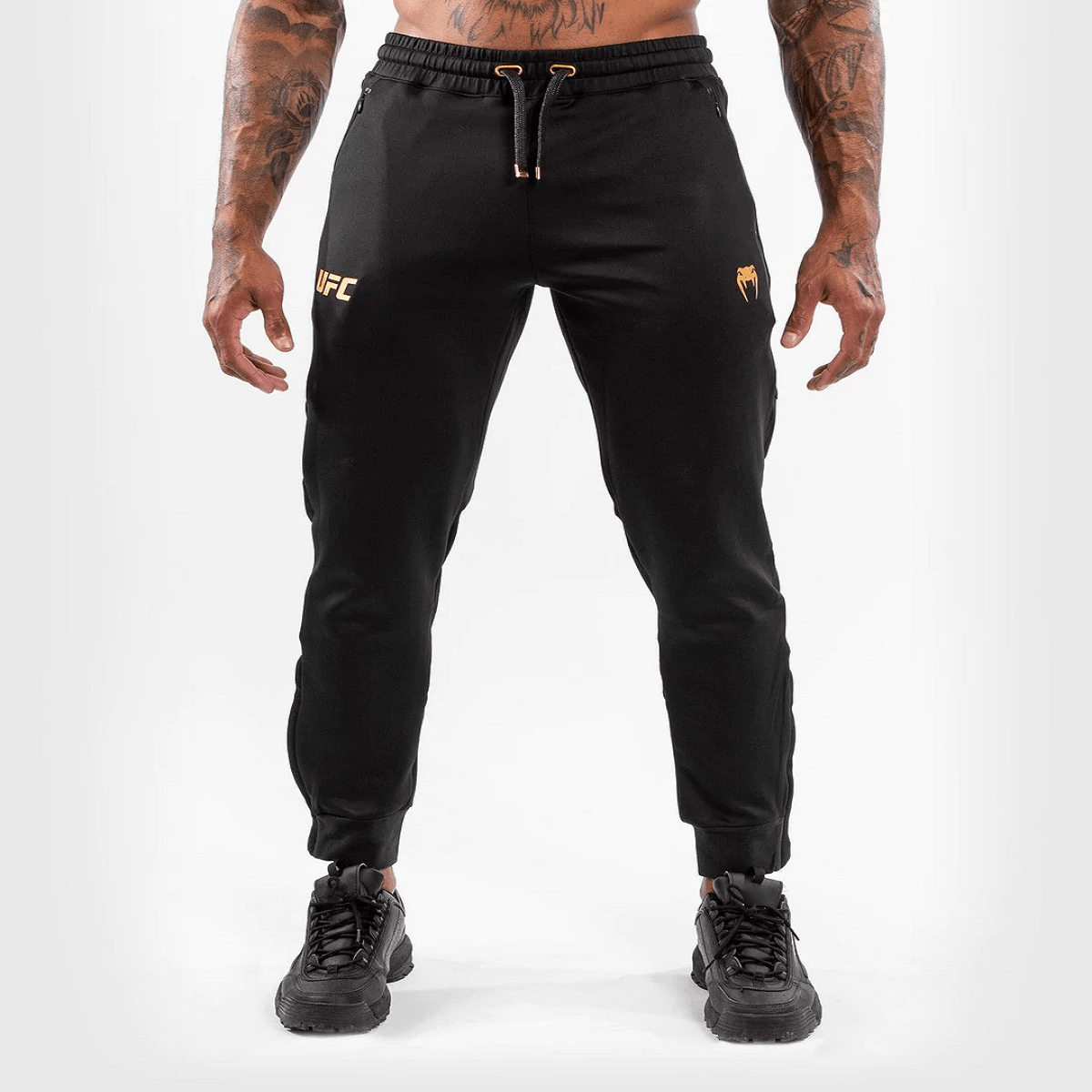 Venum UFC Authentic Fight Night Walkout Jogger Pants - Black/Gold - Forza Sports