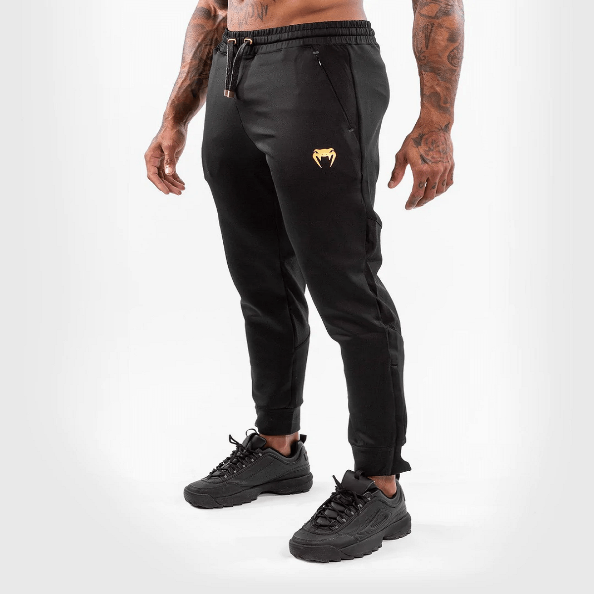 Venum UFC Authentic Fight Night Walkout Jogger Pants - Black/Gold - Forza Sports