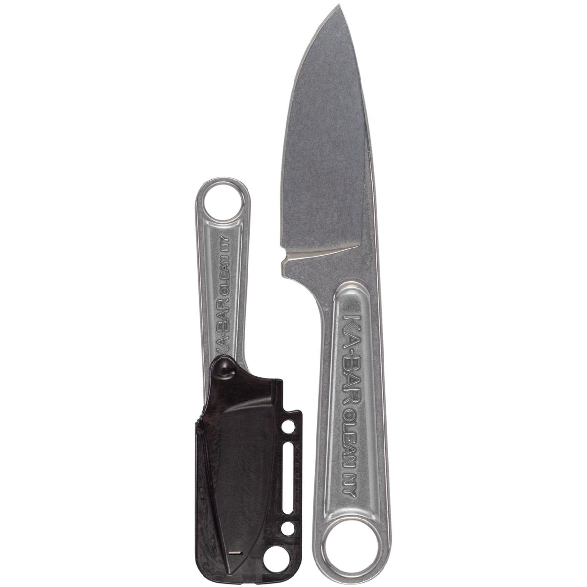 Ka - Bar 1.188" Fixed Blade Forged Wrench Knife w/Sheath - Gray - Forza Sports