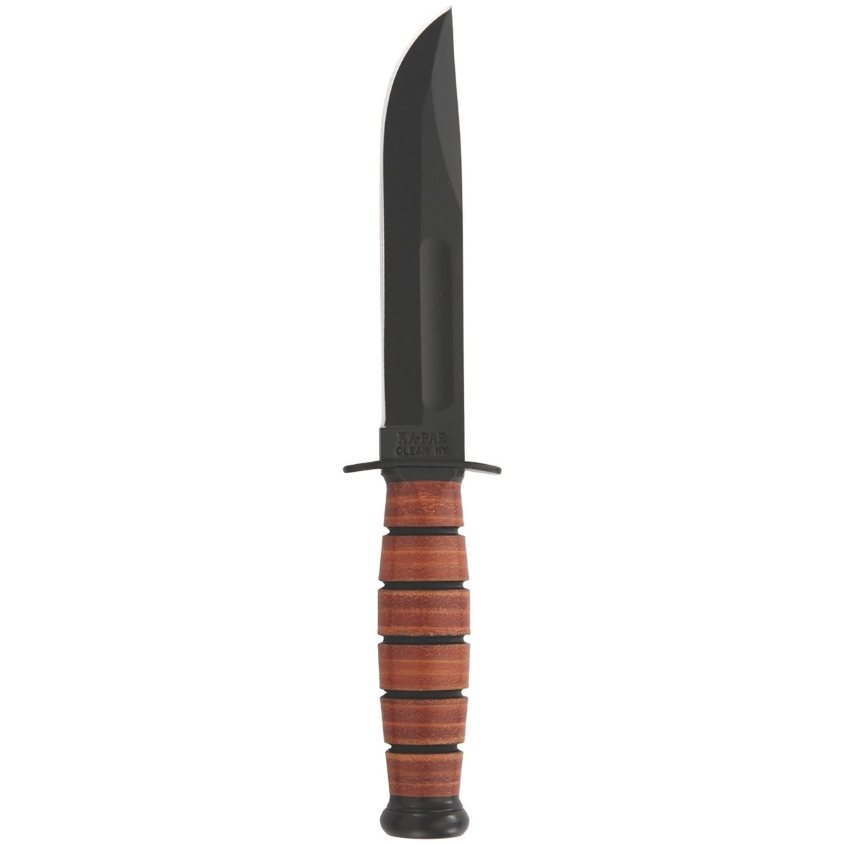 KA - BAR 5.25" Fixed Blade USMC Short Knife w/ Sheath - Brown - Forza Sports