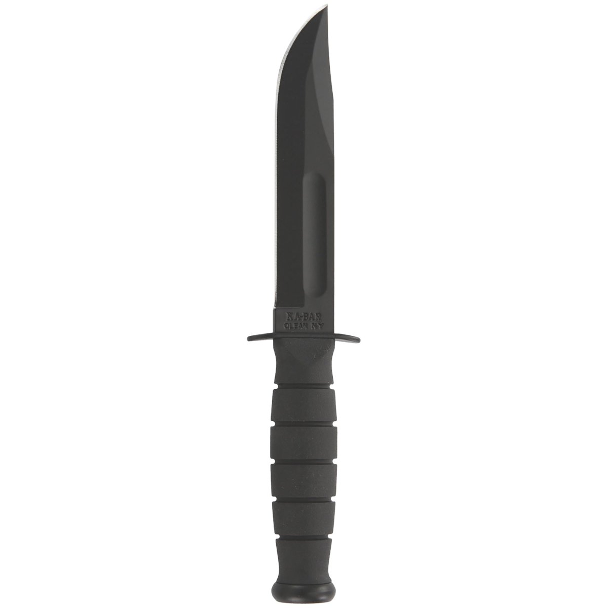 KA - BAR 5.25" Fixed Blade Short Knife w/ Sheath - Black - Forza Sports