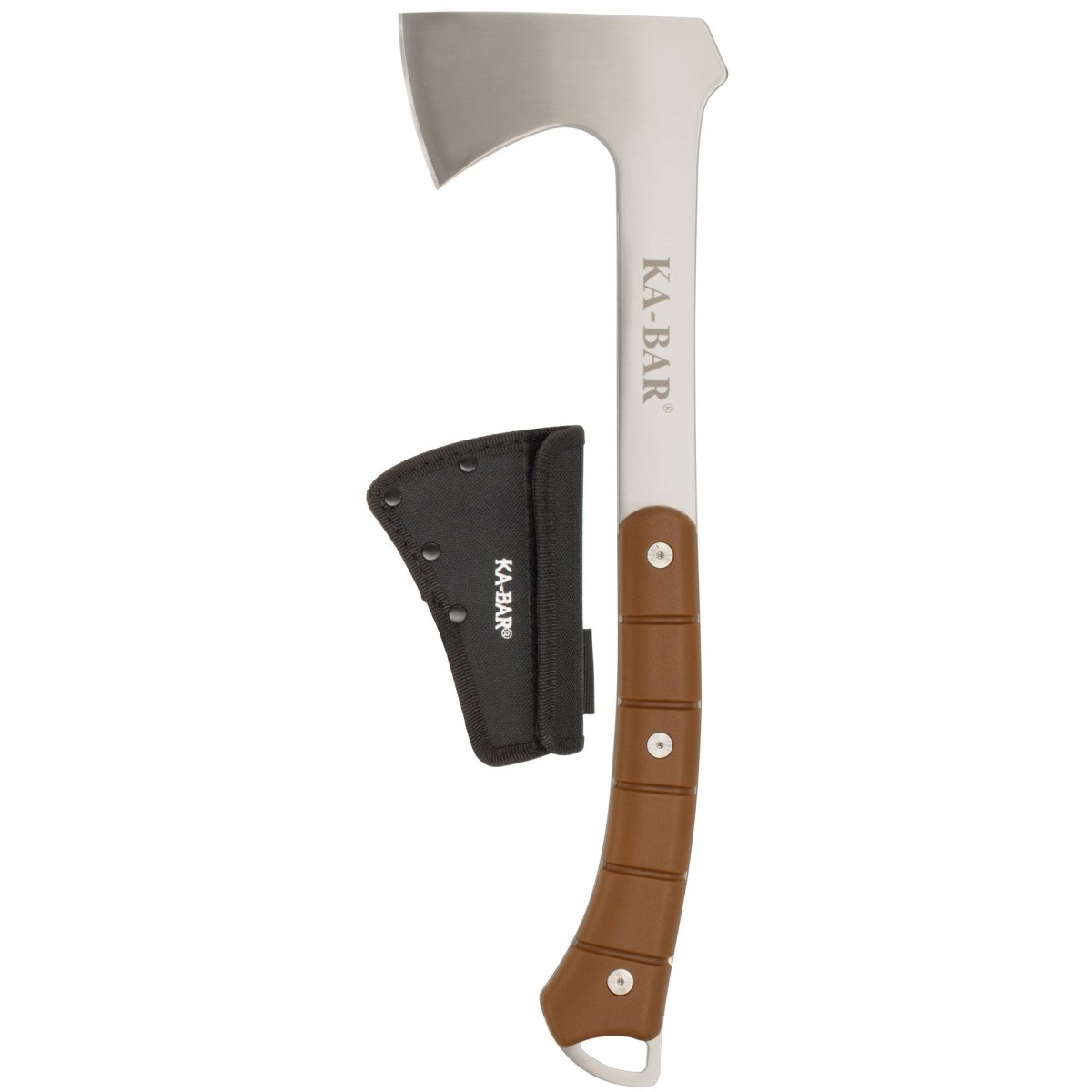 KA - BAR 4.75" Blade Hatchet Hawk w/ Sheath - Brown - Forza Sports