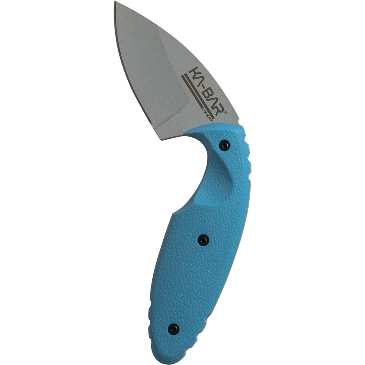 KA - BAR 2.313" Fixed Blade TDI Astro MP Knife w/ Sheath and Belt Clip - Astro Blue - Forza Sports
