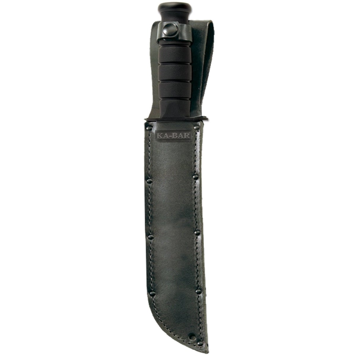 KA - BAR 9.375" Fixed Blade Big Brother Kraton G Knife w/ Sheath - Black - Forza Sports