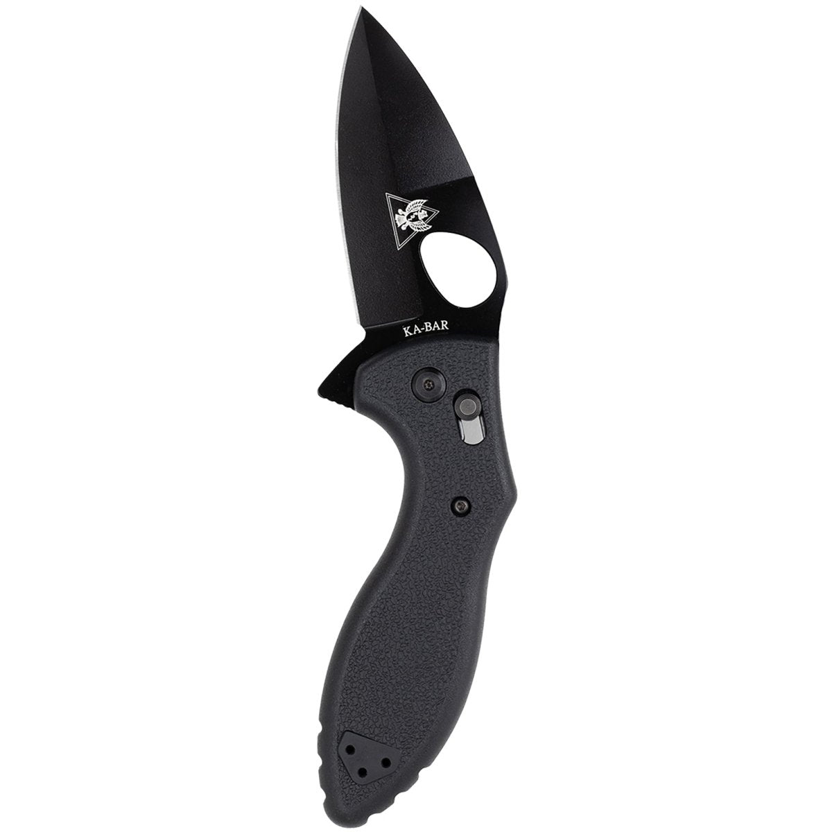 KA - BAR 3" Blade TDI Flipper Folder Knife - Black - Forza Sports