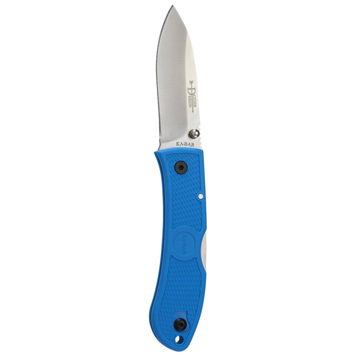 KA - BAR 3" Blade Dozier Folding Hunter Knife - Blue - Forza Sports