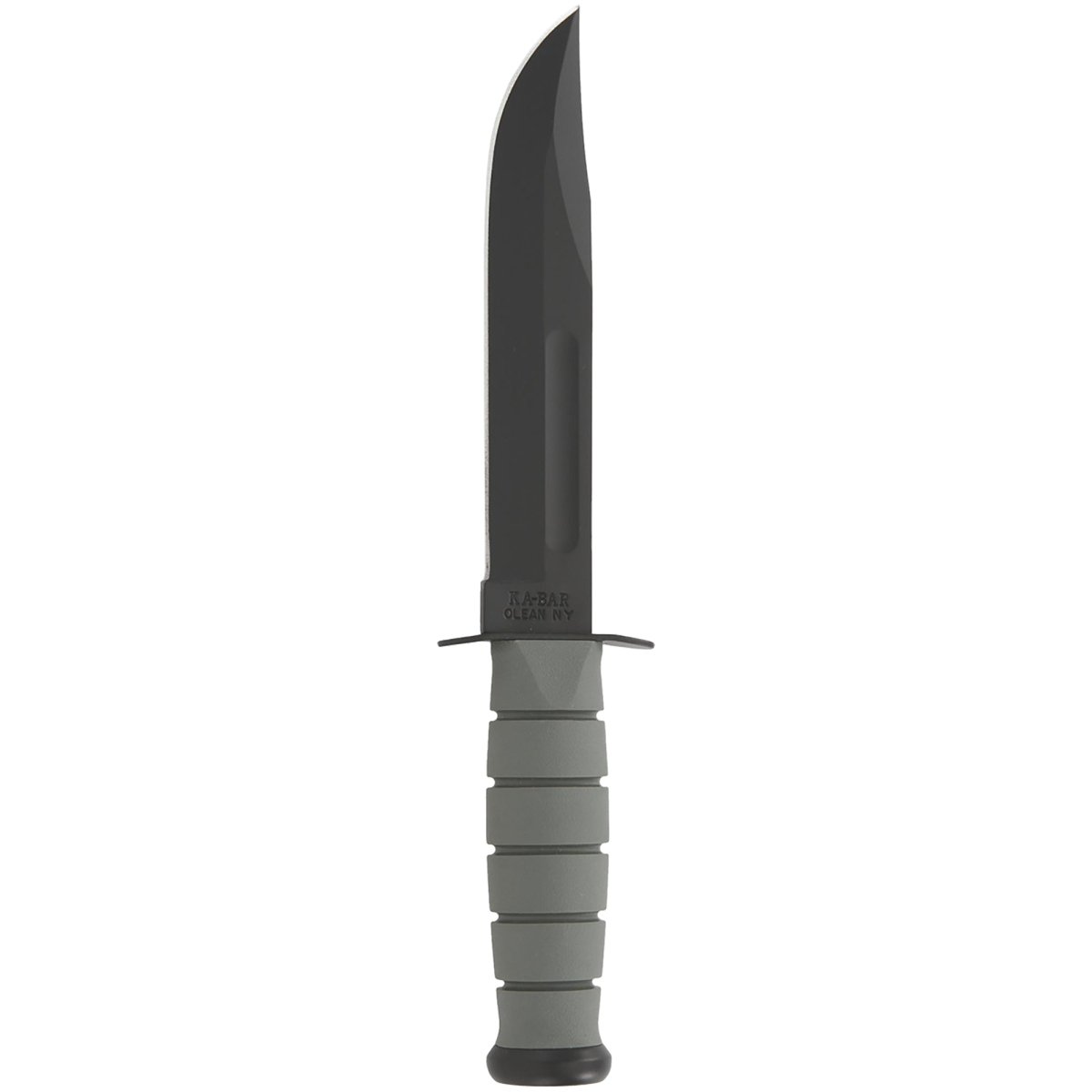 KA - BAR 7" Fixed Smooth Edge Blade Full Size Knife w/ Sheath - Foliage Green - Forza Sports