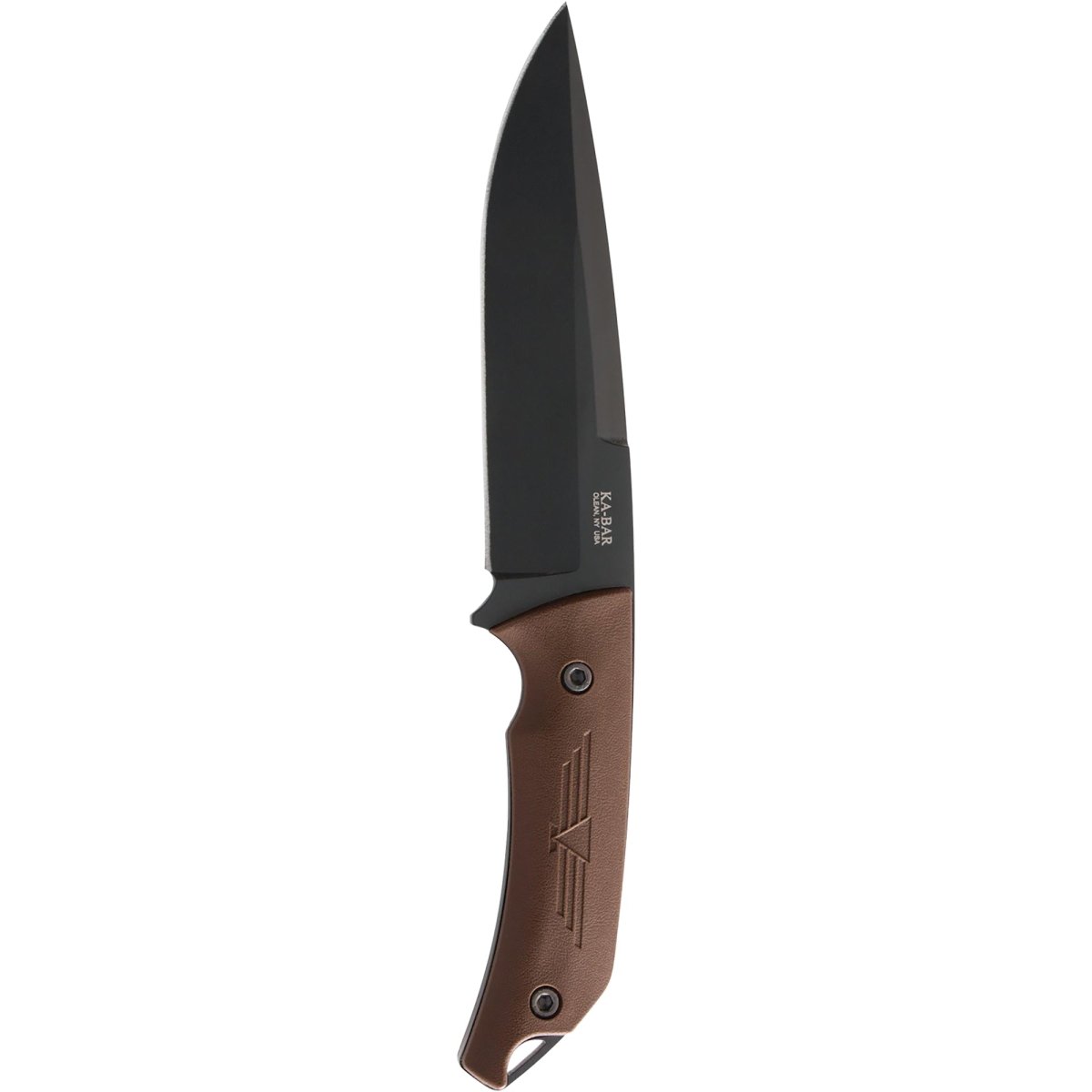KA - BAR 6.25" Blade Jarosz Turok Knife w/ Sheath - Brown - Forza Sports