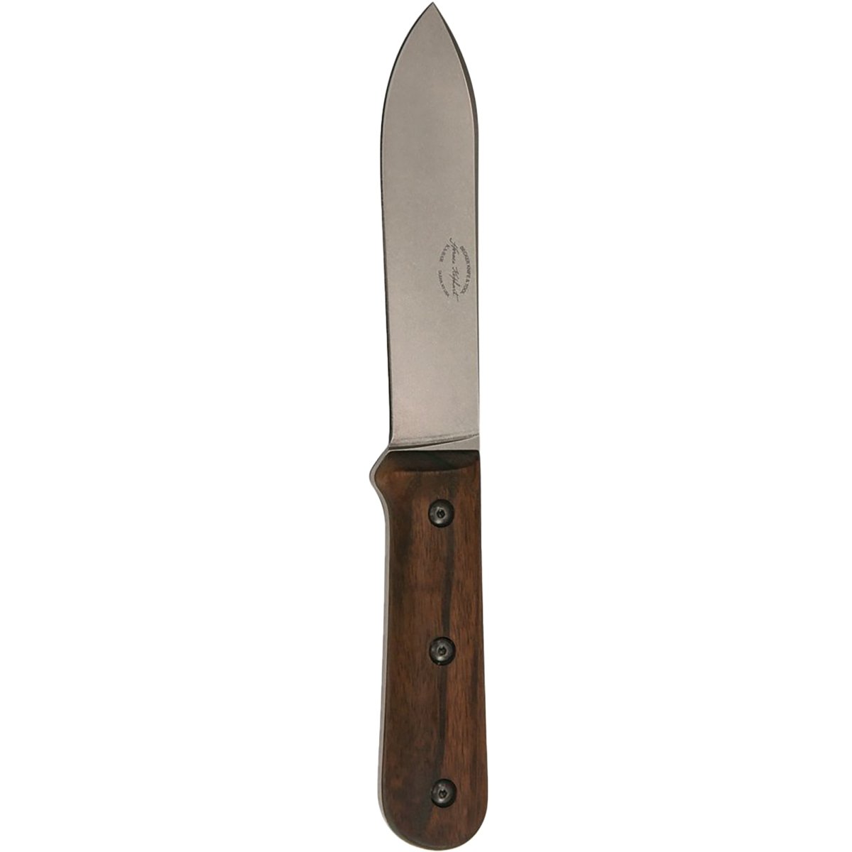 KA - BAR 5.125" Straight Edge Fixed Blade Kephart Knife w/ Sheath - Brown - Forza Sports