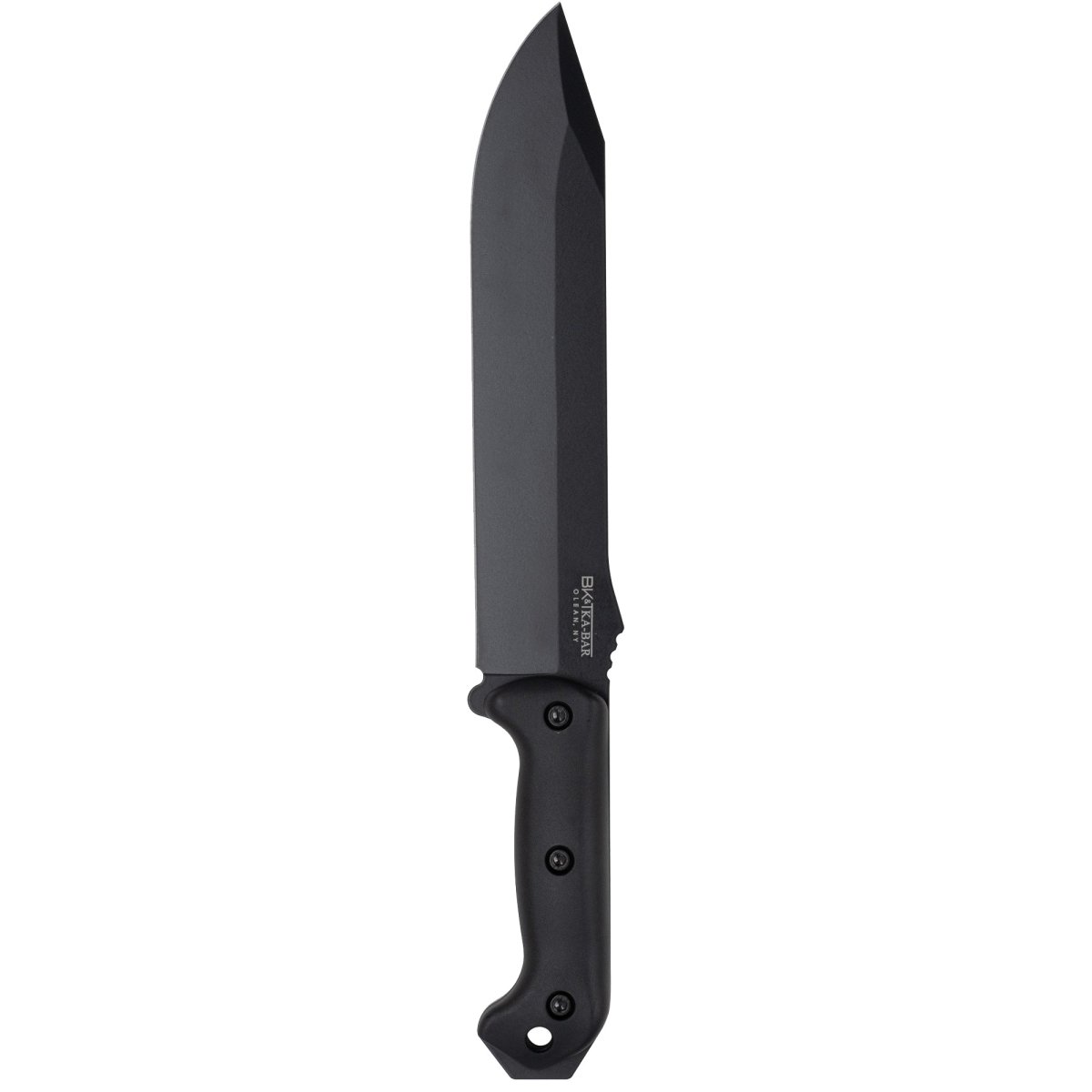 KA - BAR 9.25" Fixed Blade Becker Combat Bowie Knife w/ Sheath - Black - Forza Sports