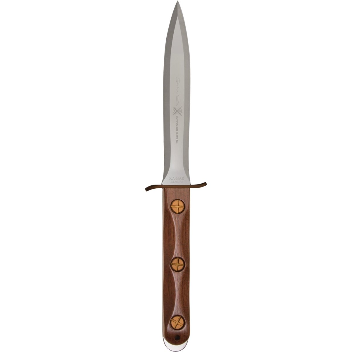 KA - BAR Ek Commando Presentation Knife w/ Sheath - Brown - Forza Sports