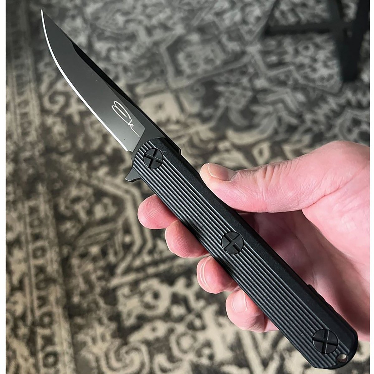 KA - BAR 4" Ek Folding Knife - Black - Forza Sports