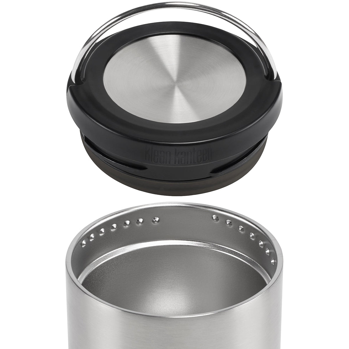 Klean Kanteen Brushed Stainless Steel TKCanister with Insulated Lid - Forza Sports