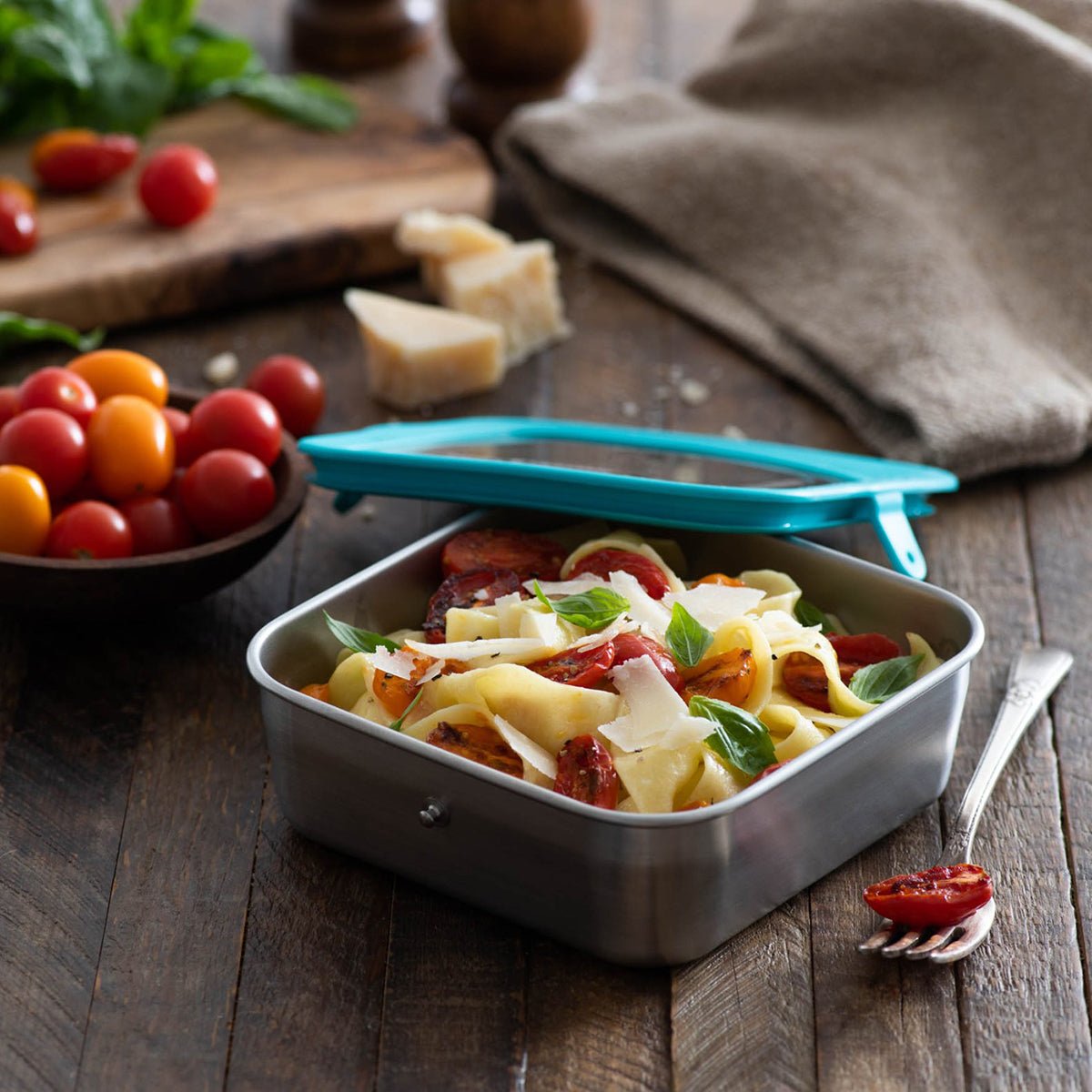 Klean Kanteen Stainless Steel Food Box with Silicone Lid - Lunch Size - Forza Sports