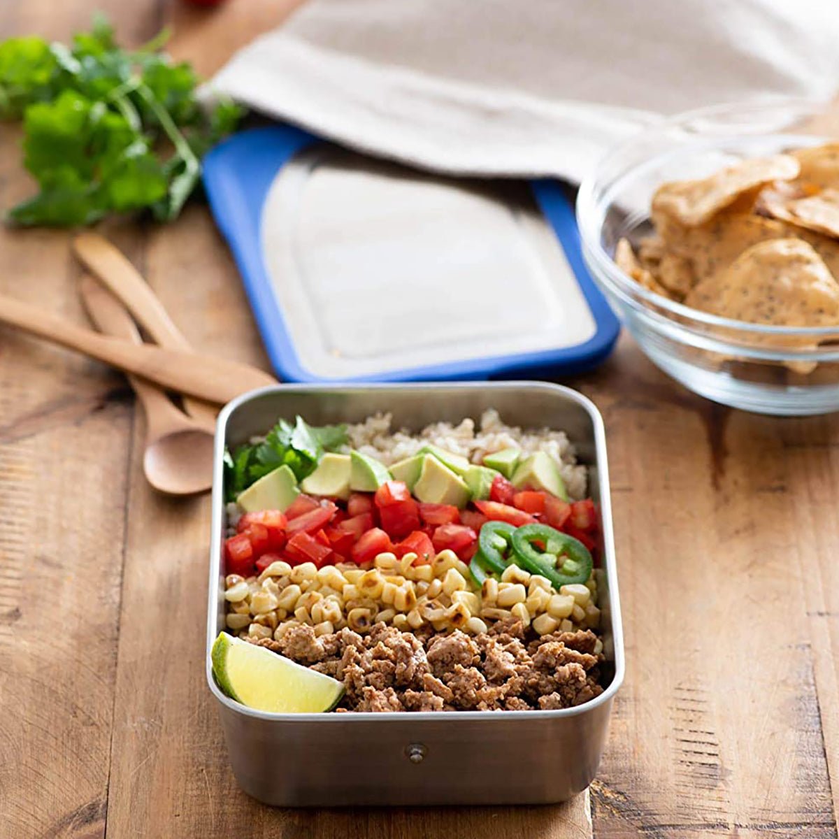 Klean Kanteen Stainless Steel Food Box with Silicone Lid - Meal Size - Forza Sports