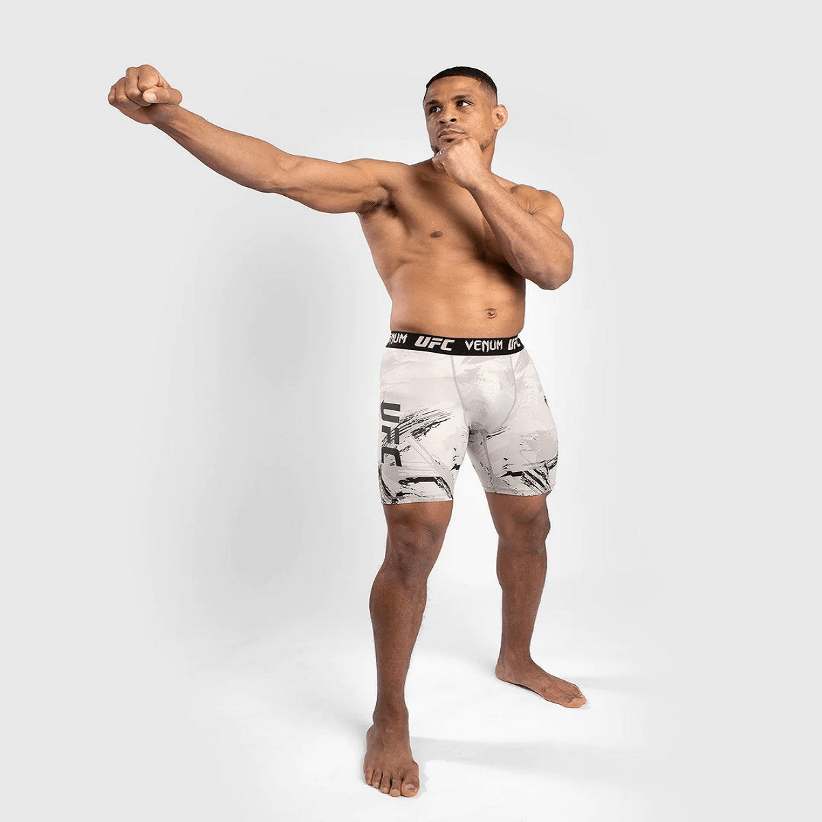 Venum UFC Authentic Fight Week 2.0 Vale Tudo Shorts - Black/Sand - Forza Sports