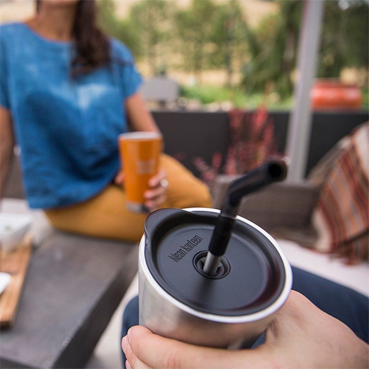 Klean Kanteen Straw Lid - Black - Forza Sports