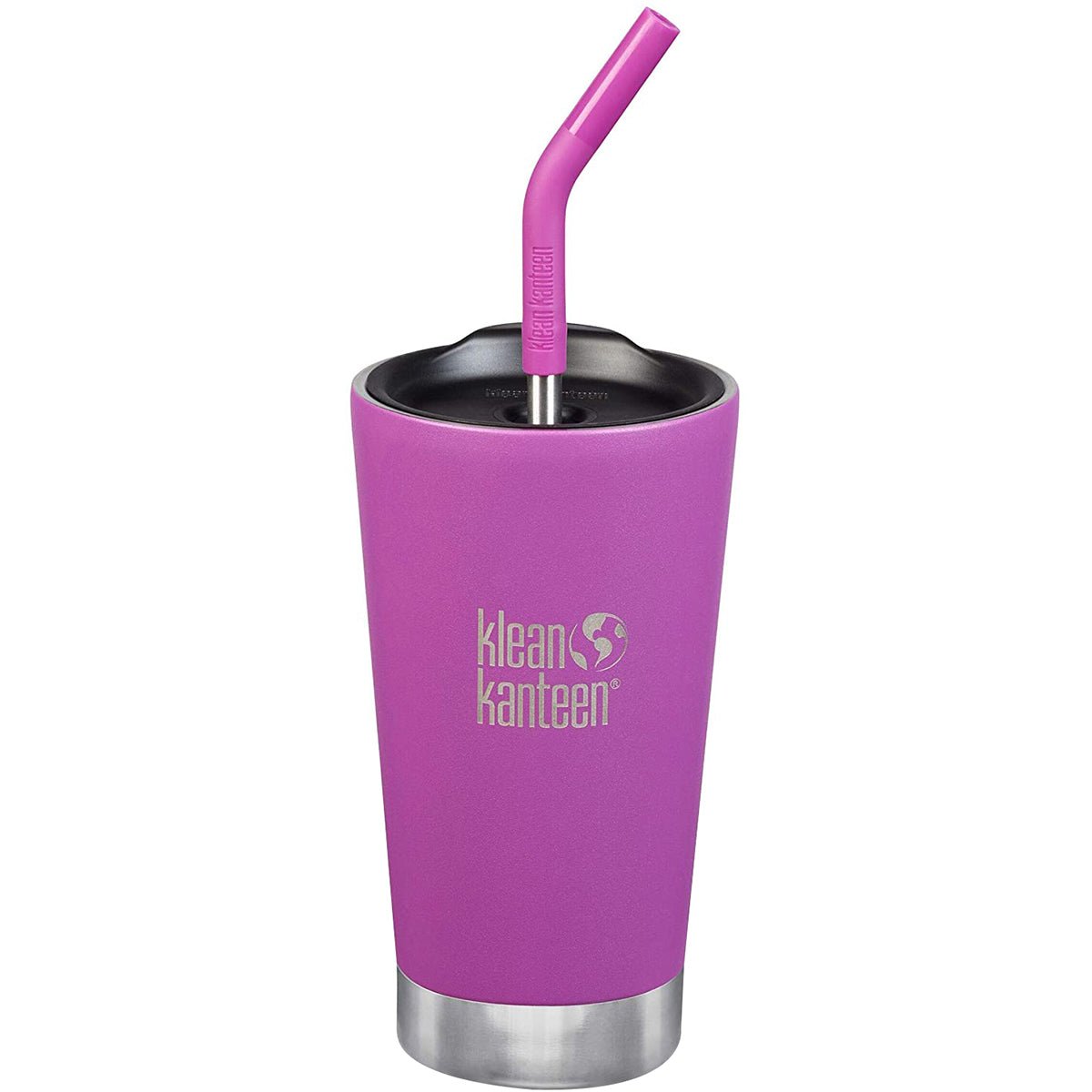 Klean Kanteen 16 oz. Insulated Stainless Steel Tumbler with Straw Lid and Straw - Forza Sports