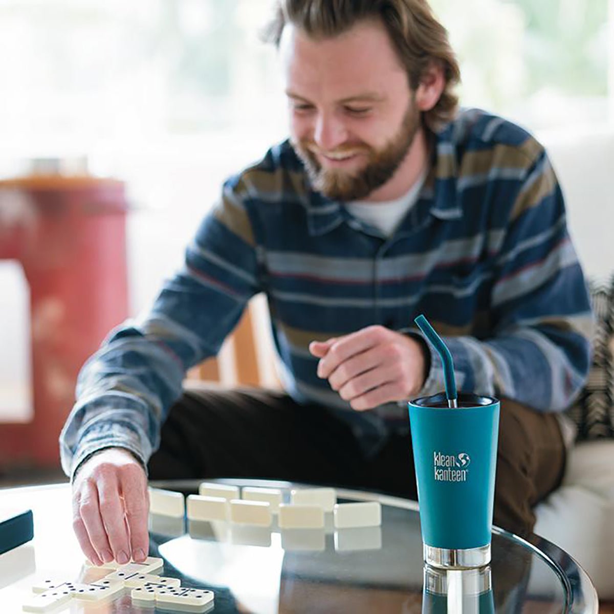 Klean Kanteen 8mm Stainless Steel Straw 2 - Pack - Multi - Color/Brushed Stainless - Forza Sports