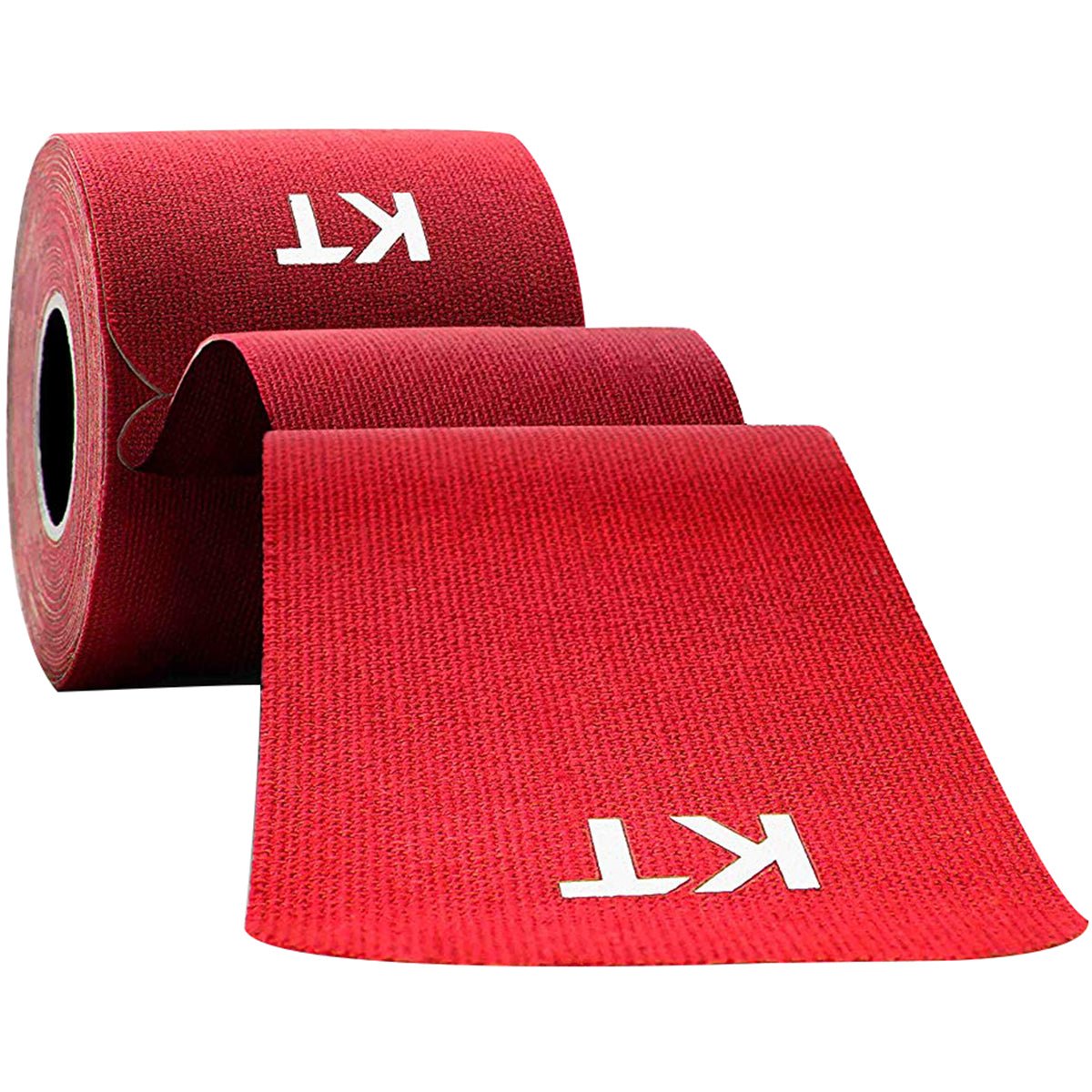 KT Tape Cotton 10" Precut Kinesiology Therapeutic Sports Roll, 20 Strips, Red - Forza Sports