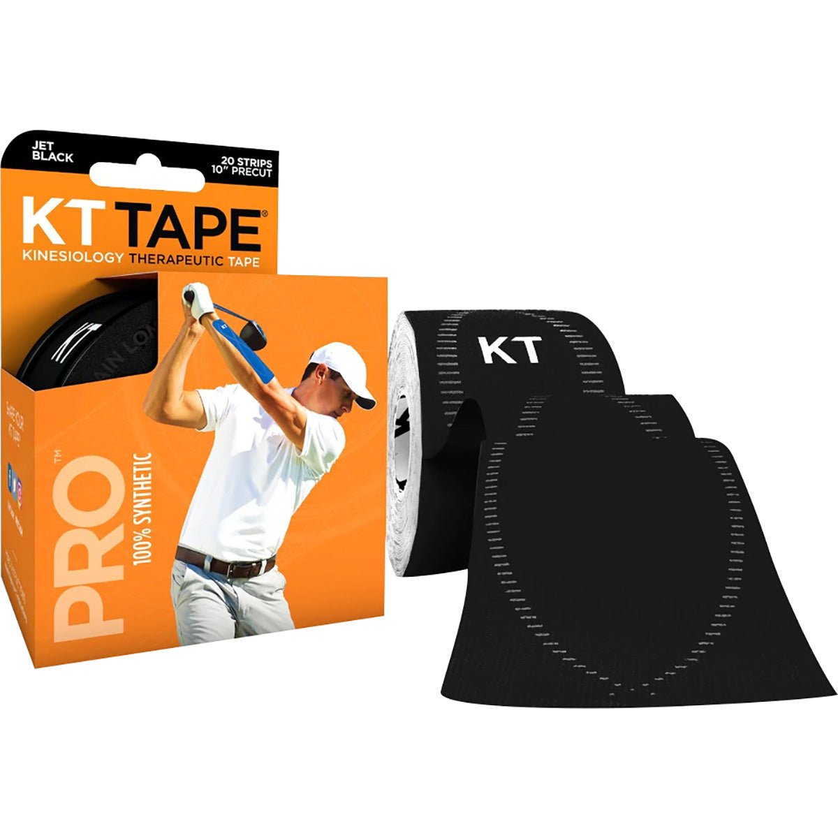 KT Tape Pro Golf 10" Precut Kinesiology Therapeutic Sports Roll - 20 Strips - Forza Sports
