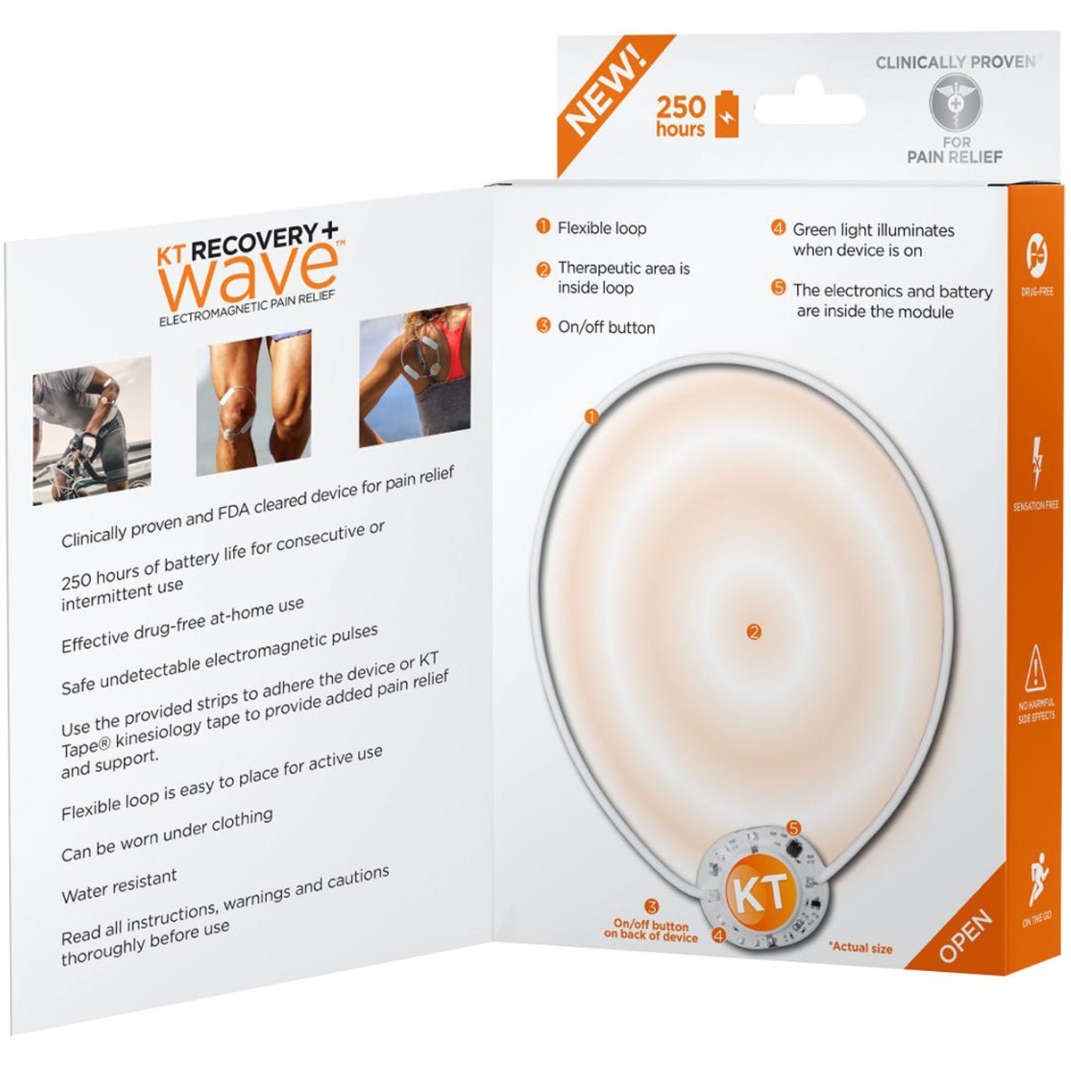 KT Tape Recovery+ Wave Electromagnetic Pain Relief Device - Forza Sports