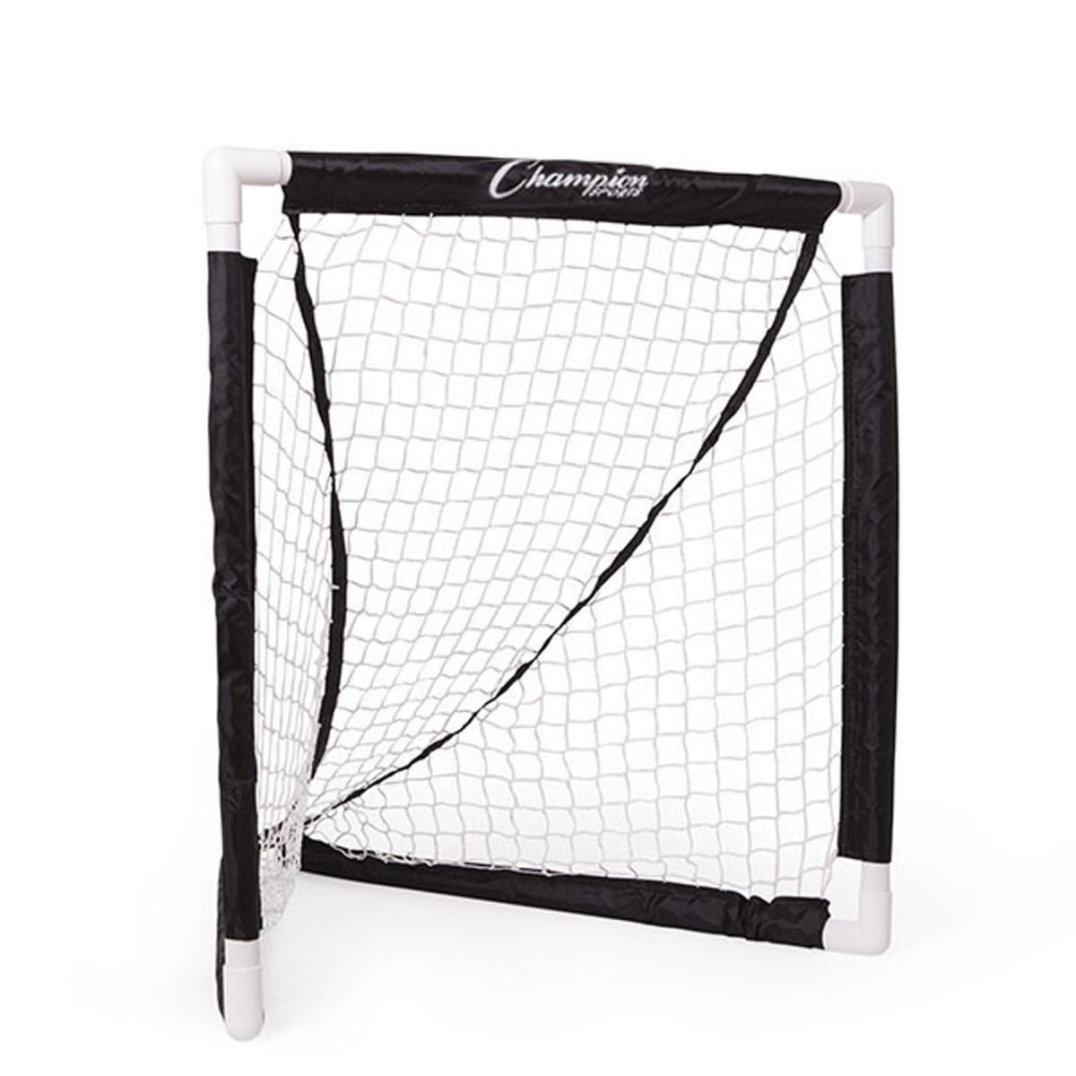 Champion Sports Mini 3' x 3' Lacrosse Goal - Black/White - Forza Sports