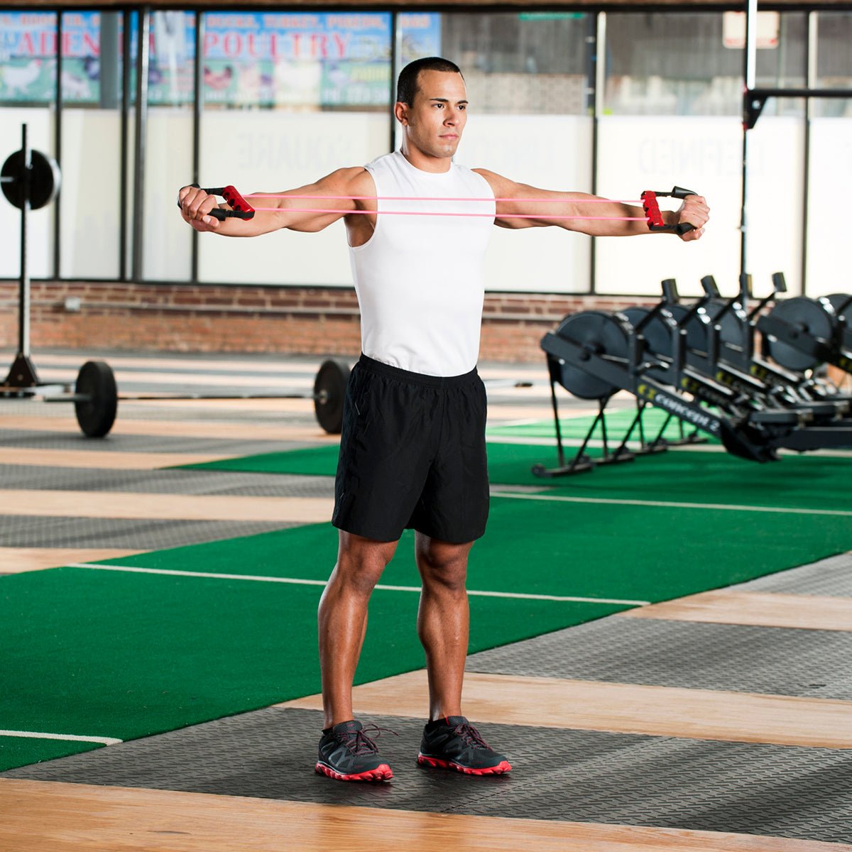 Lifeline USA Chest Expander With Three 30 lb. Resistance Cables - Forza Sports