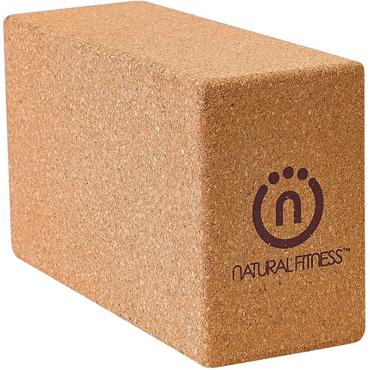 Lifeline USA Natural Fitness Warrior Cork Yoga Block - Brown - Forza Sports