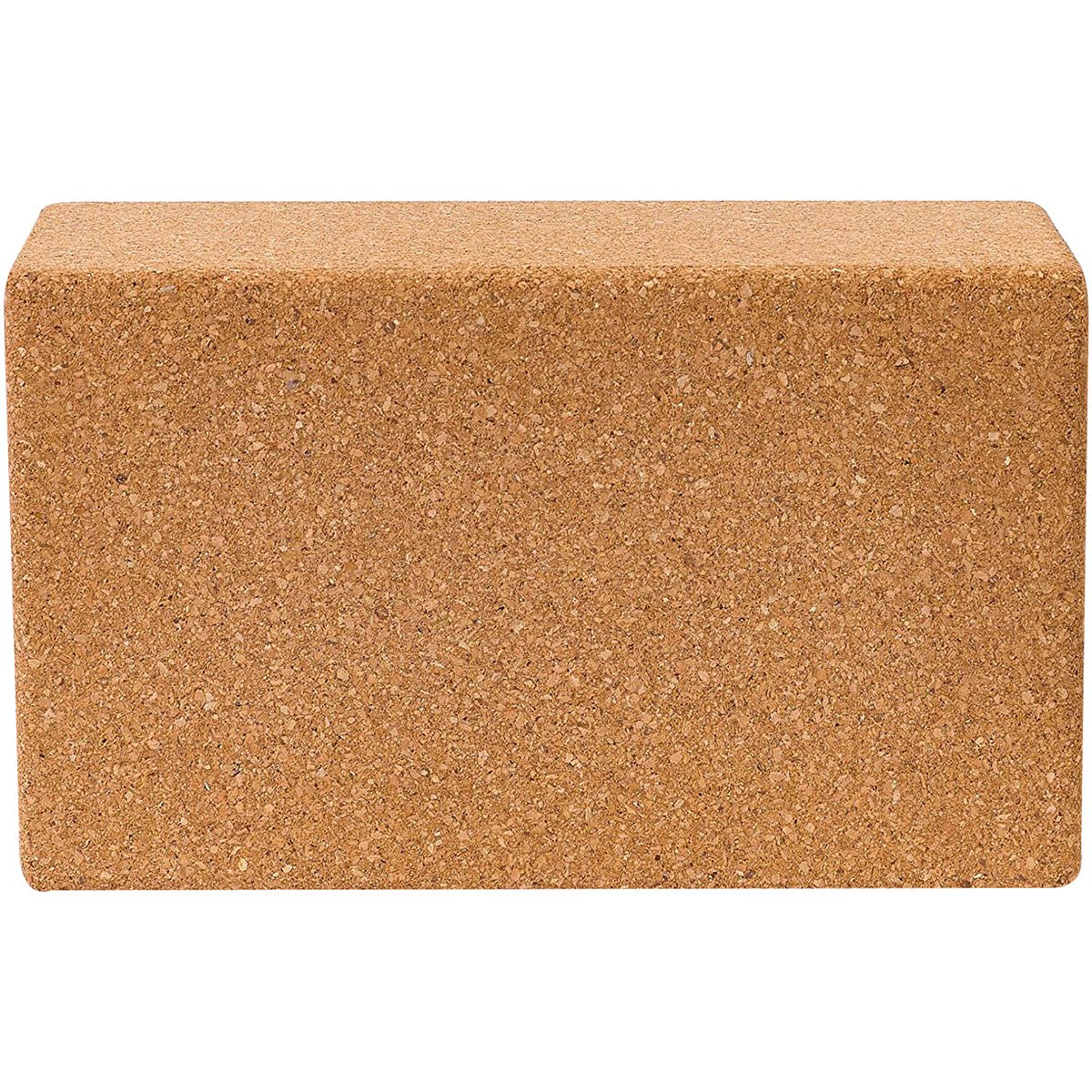 Lifeline USA Natural Fitness Warrior Cork Yoga Block - Brown - Forza Sports