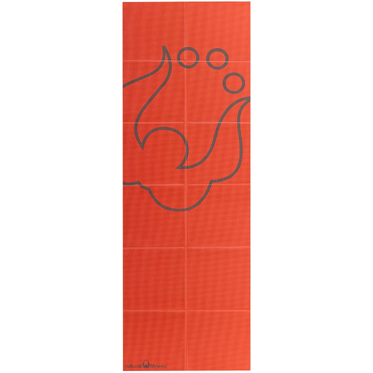 Lifeline USA Natural Fitness Warrior 3mm ROAM Folding Yoga Mat - Orange - Forza Sports