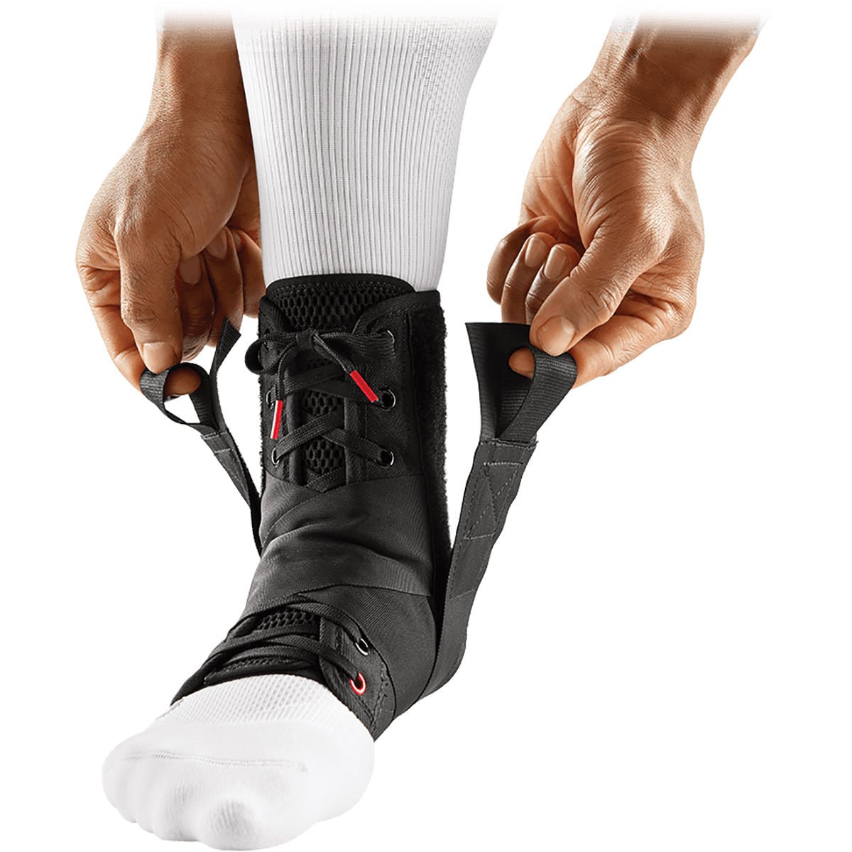 McDavid 195 Ultralight Ankle Brace with Straps - Black - Forza Sports