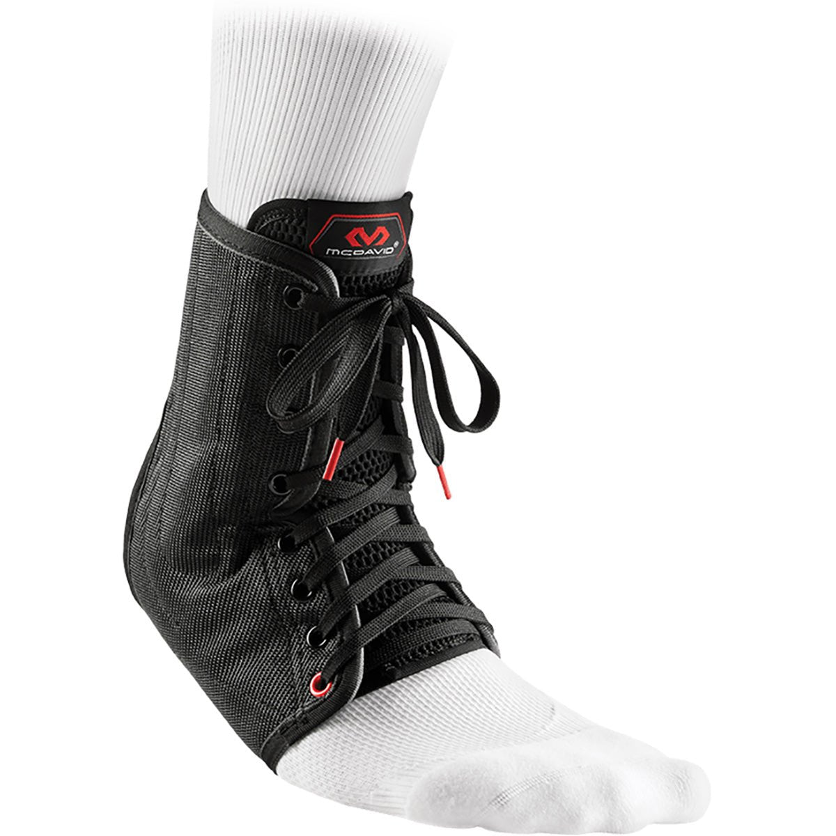 McDavid Lace - Up Ankle Brace with Stays - Black - Forza Sports