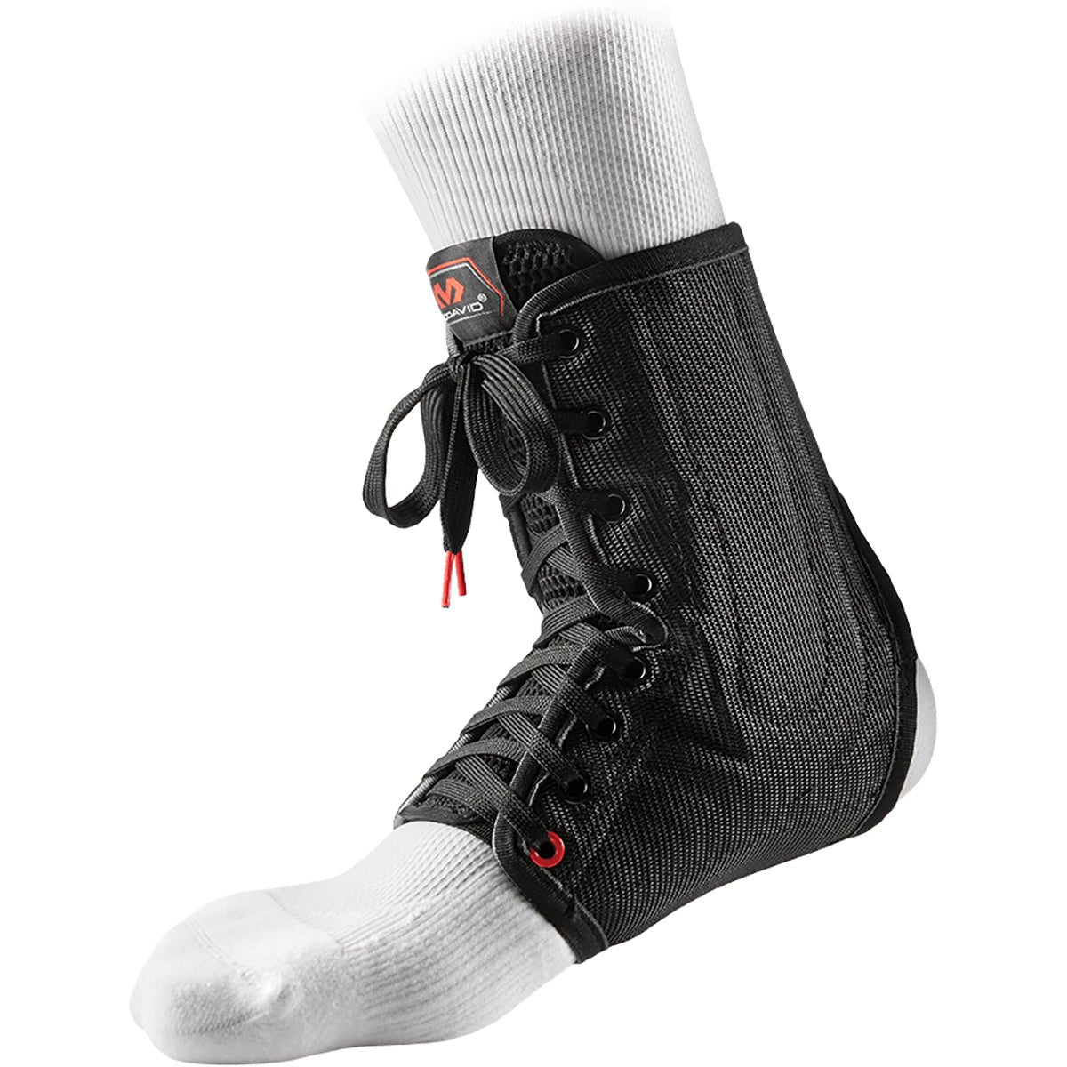 McDavid Lace - Up Ankle Brace with Stays - Black - Forza Sports