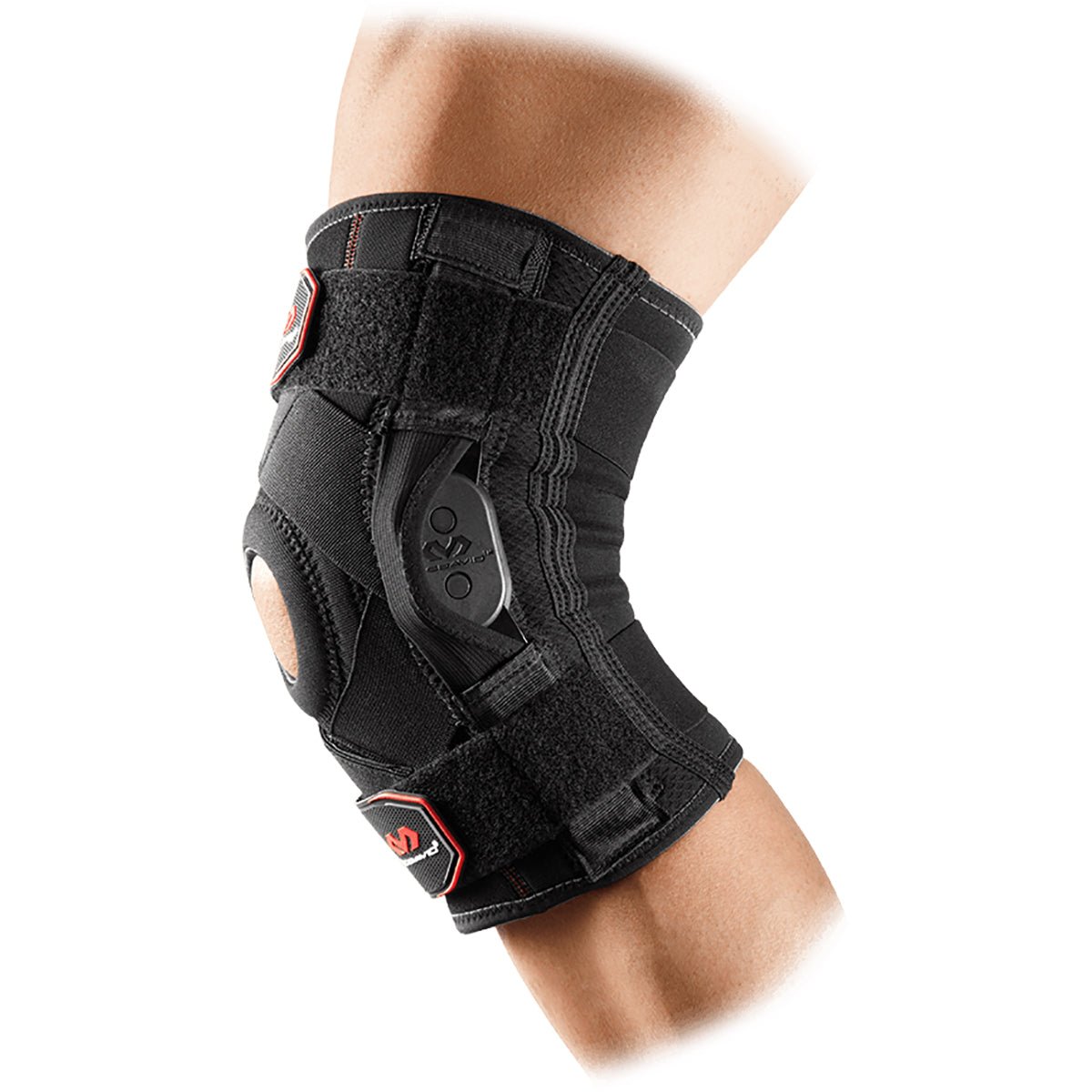 McDavid 429RX Hinged Knee Brace with Crossing Straps - Black - Forza Sports